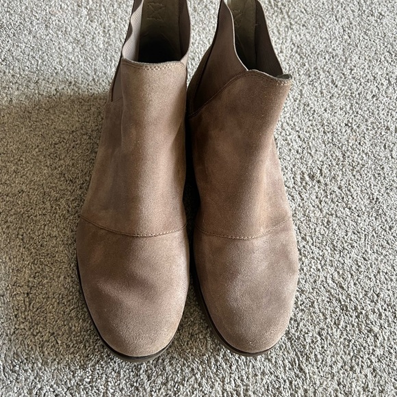 Sorel Harlow Size 11 Chelsea Boots Ash Brown Suede NL3335-240 Pull-On Waterproof - Picture 6 of 6